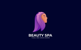 Beauty Spa Gradient Logo Style