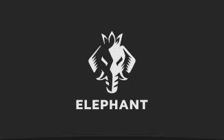 Elephant King Logo Template