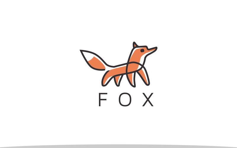 Fox Logo Creative Fox Logo Logo Template