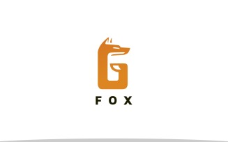 G Letter Fox Logo Template