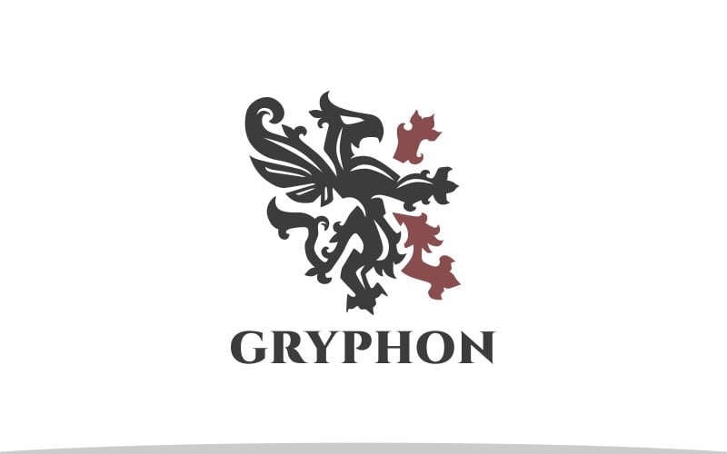 Gryphon Logo Griffin Logo Logo Template