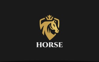 Horse King Logo Template