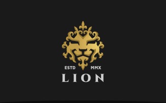 Lion Head Lion Crest Logo
