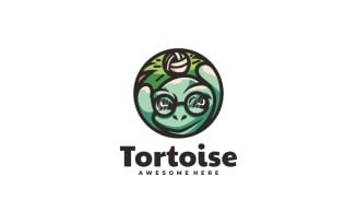 Tortoise Simple Mascot Logo