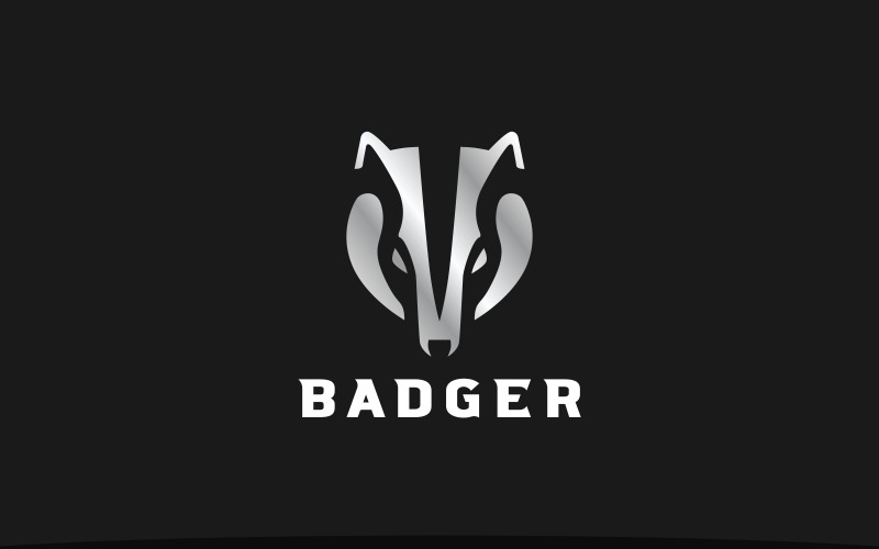 Badger Logo Honey Badger Logo Logo Template