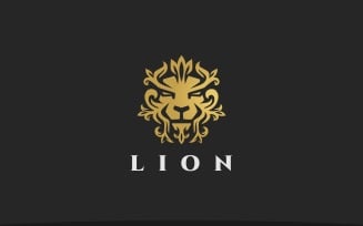 Elegant Strong Lion Head Logo