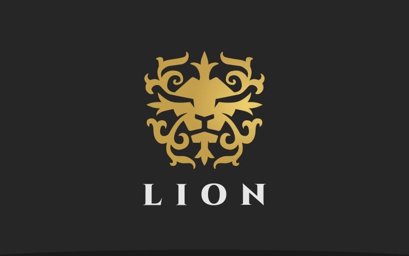 Lion Crest Logo Luxury Lion Head Logo Logo Template