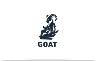 Mountain Goat Logo Template