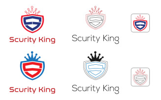 S-and-King-Security-Logo-Vector-Template Logo Template
