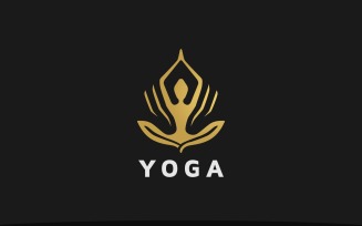 Yoga Meditation Logo Template