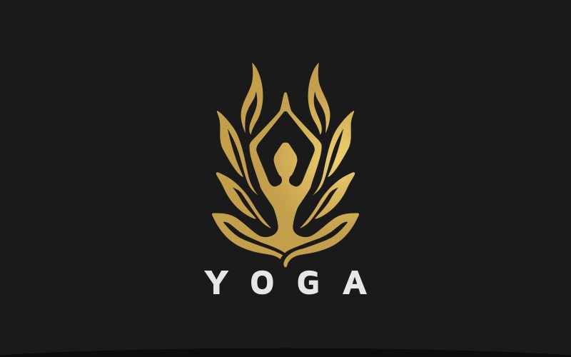 Zen Yoga Meditation Logo Logo Template