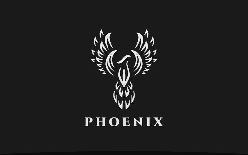Elegant Luxury Phoenix Logo Logo Template