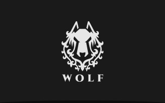 Luxury Wolf Logo Template