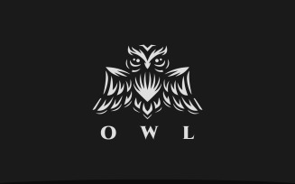 Minimal Owl Logo Template