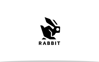 Minimal Rabbit Logo Template