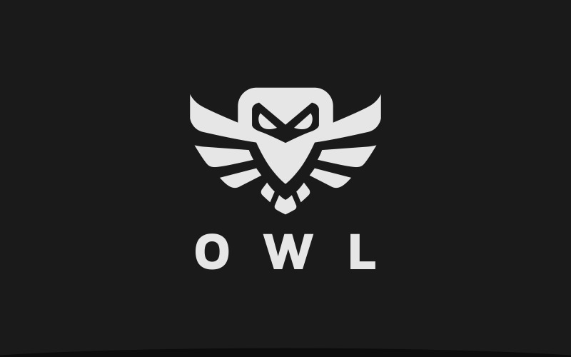 Modern Smart Owl Logo Template