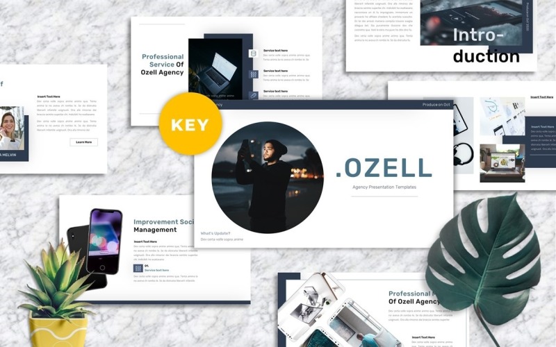 Ozell - Agency Company Keynote Keynote Template