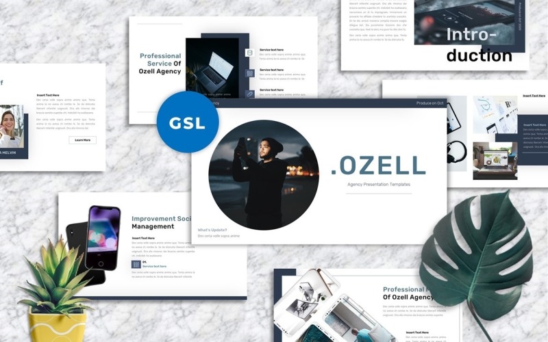 Ozell - Agency Googleslide Google Slide