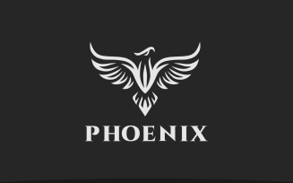 Phoenix Logo Eagle Logo Temlate