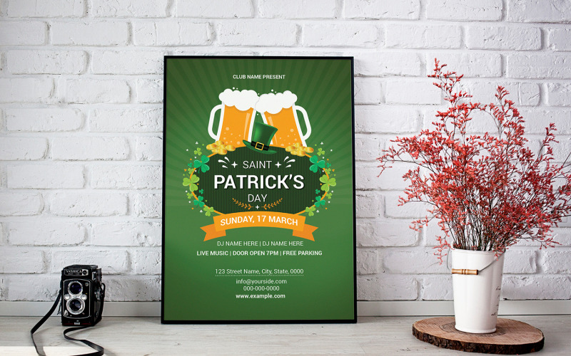 St. Patrick’s Day Party Flye Corporate Identity Template