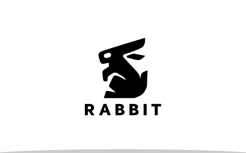 Unique Rabbit Logo Design Logo Template