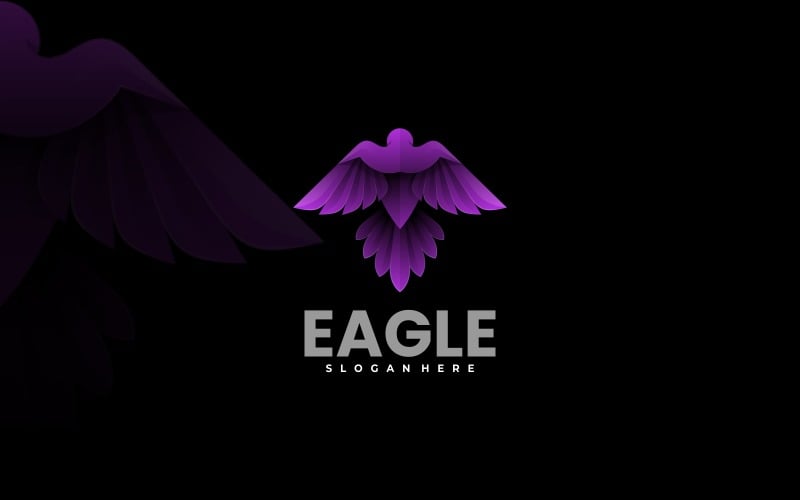 Eagle Gradient Color Logo Logo Template