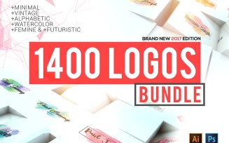 1400+ Logos Mega Bundle Pack