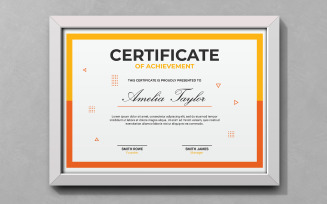 Modern Certificate Of Achievement Templates