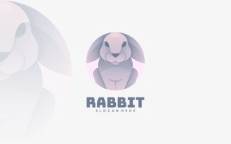 Rabbit Gradient Logo Design