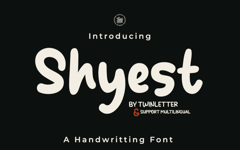 Shyest - Handwritten Font