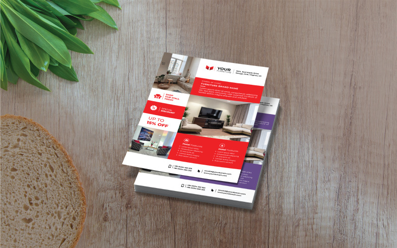 Home and Interior Furniture Flyer Corporate Identity