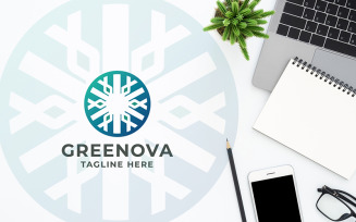 Professional Green Innovation Logo