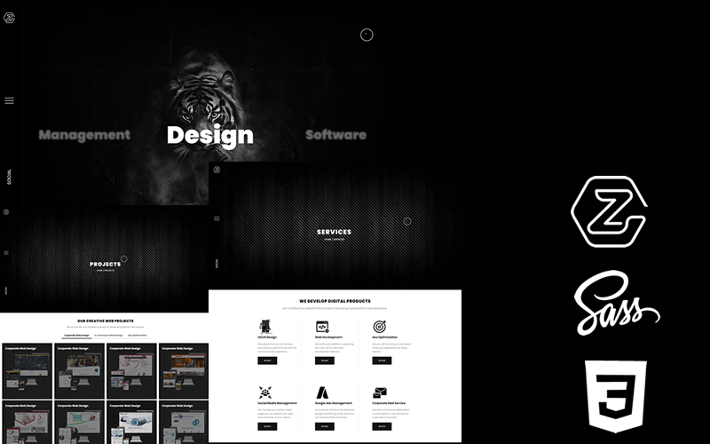 Zen Creative Html5 Css3 Theme Website Template