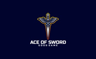 Ace Of Sword Sports Logo