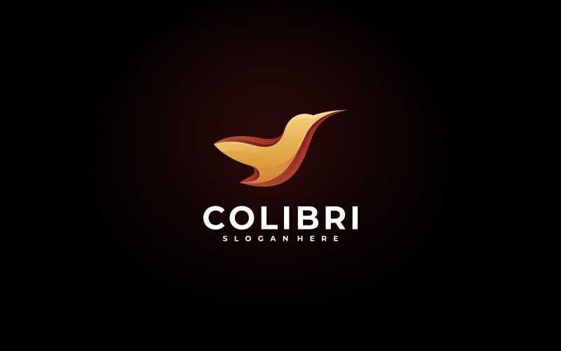 Colibri Gradient Logo Design Logo Template