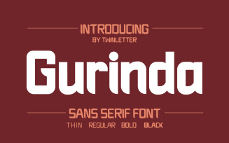 Gurinda Cool Sanserif Font