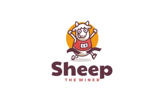 Sheep Cartoon Logo Design