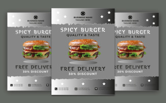 Spicy Burger Flyer Template