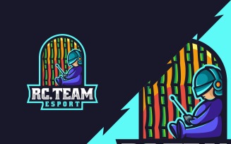 Team E-Sports and Sports Logo