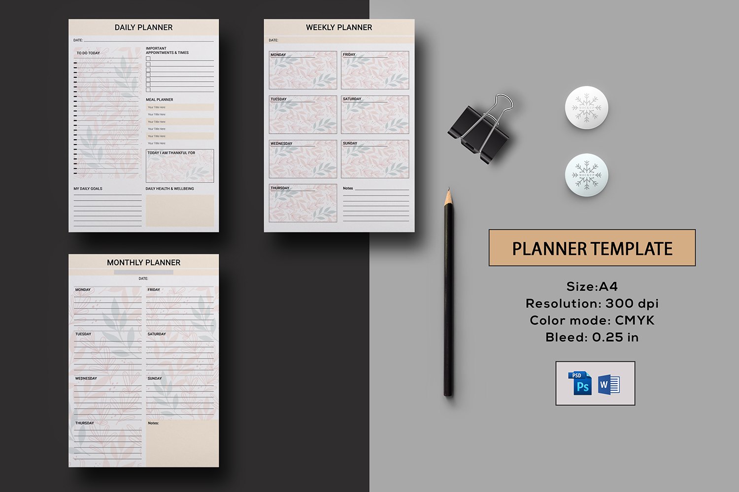 Kit Graphique #228160 Quotidien Planificateur Web Design - Logo template Preview