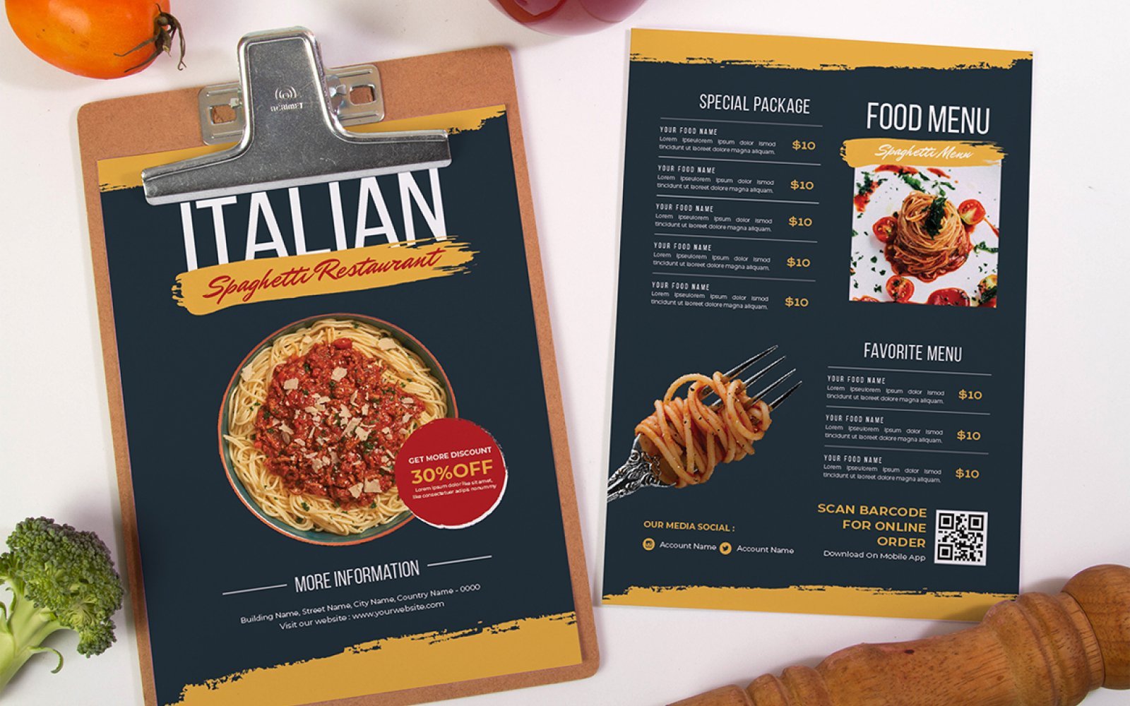 Kit Graphique #228191 Food Menu Divers Modles Web - Logo template Preview