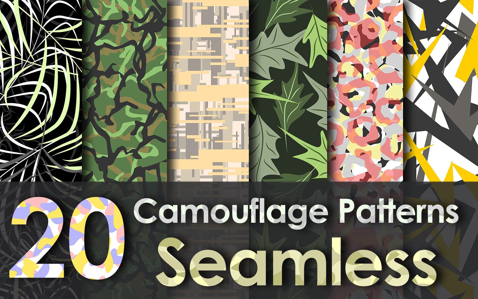 Kit Graphique #228324 Camouflage Pattern Divers Modles Web - Logo template Preview