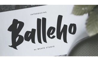 Balleho Font - Balleho Font