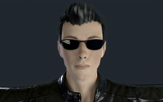 3D Agent Jz Character- Game Ready