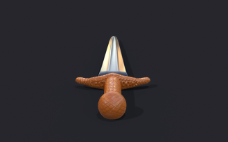 3D Sword Game Ready Low-poly model