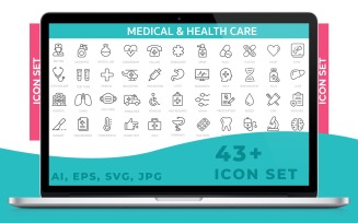 Medical Icon set Template