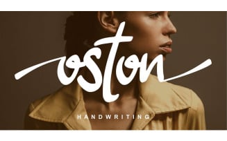 Oston Handwriting Font - Oston Handwriting Font