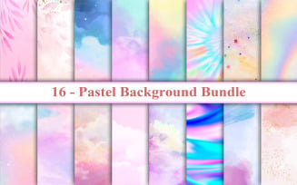 Pastel Background Bundle, Pastel Digital Paper, Texture