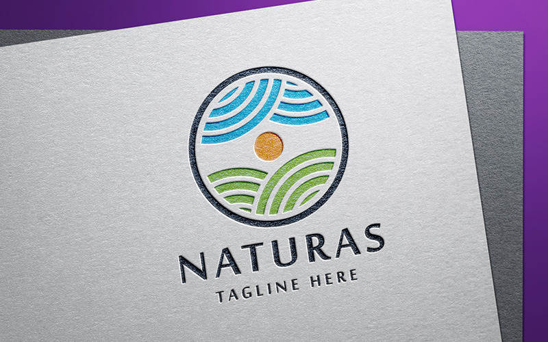 Pro Field Nature Landscape Logo Logo Template
