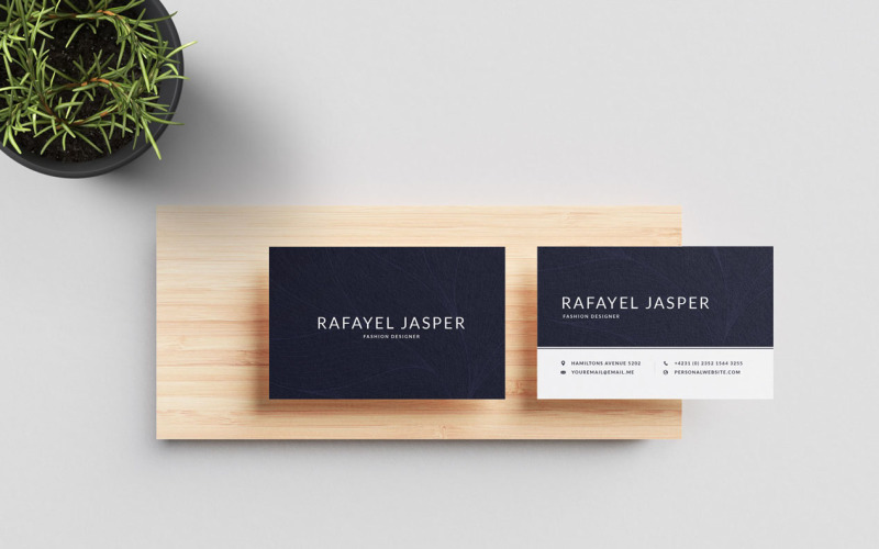 Business Card Template 002 Corporate Identity